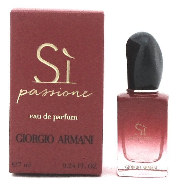 Si PASSIONE by Giorgio Armani 0.24 oz/ 7ml Eau de Parfum Splash MINI. New in Box