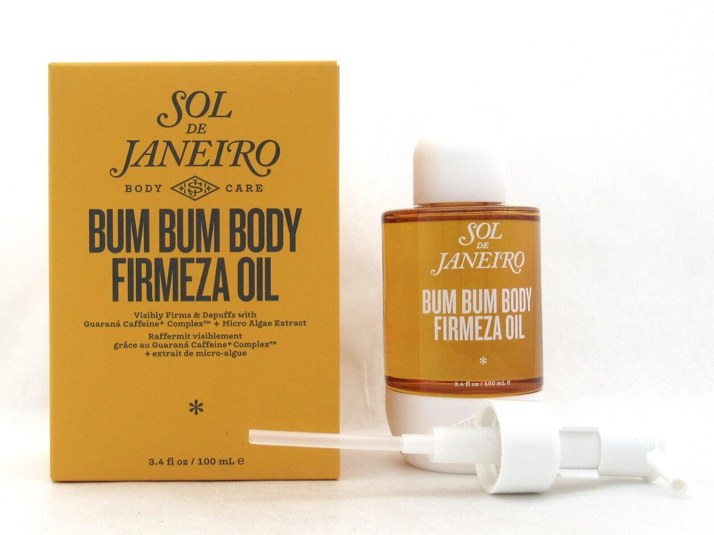 Sol de Janeiro Bum Bum Body Firmeza Oil 3.4 oz./ 100 ml. New