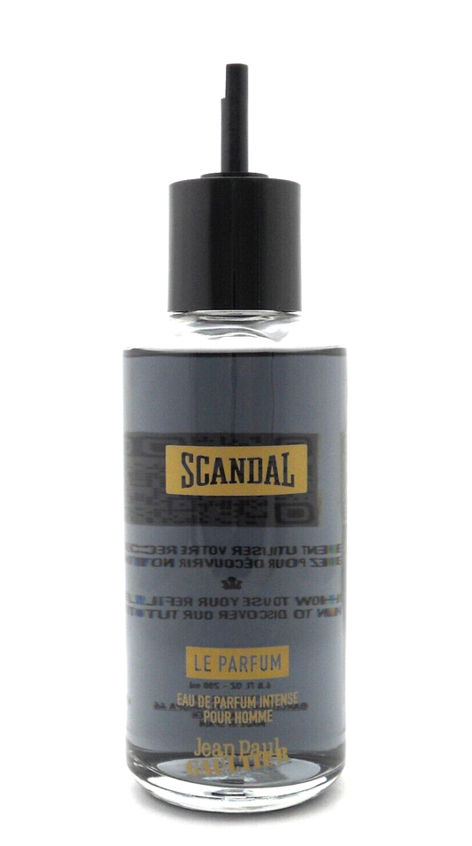 Jean Paul Gaultier Scandal LE PARFUM 6.8 oz. EDP Intense REFILL Men New NO BOX