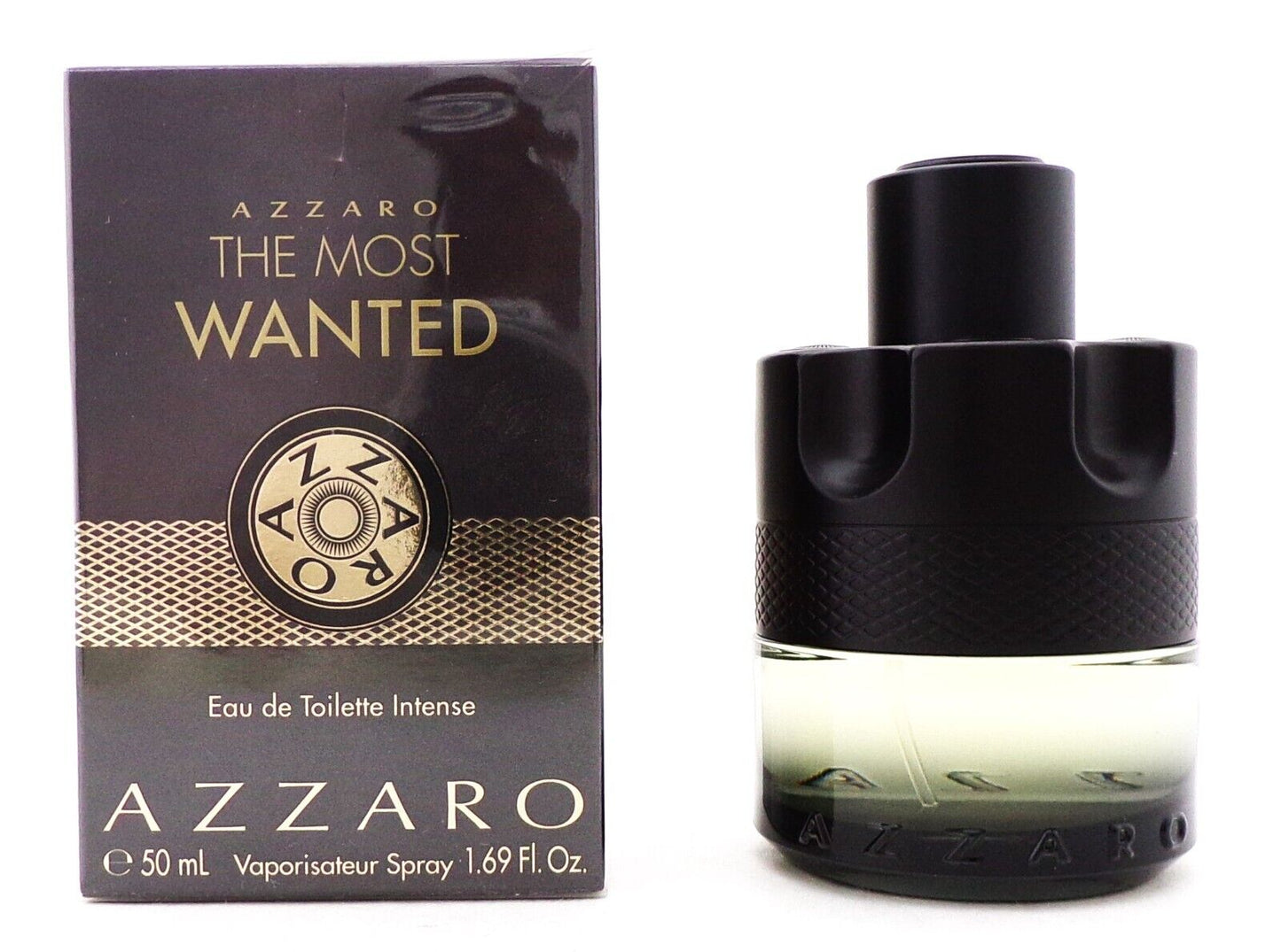 Azzaro The Most Wanted 1.69 oz. EAU DE TOILETTE Intense Spray for Men New In Box