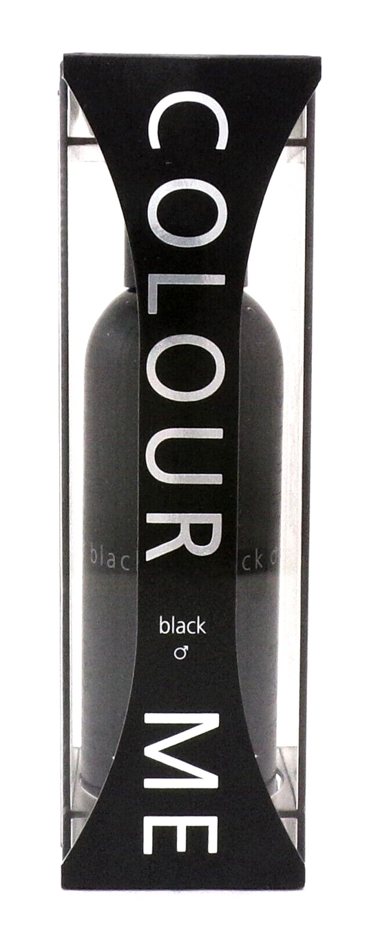 Colour Me BLACK by Milton-Lloyd 3.0oz Eau de Parfum Spray for Men New Sealed Box