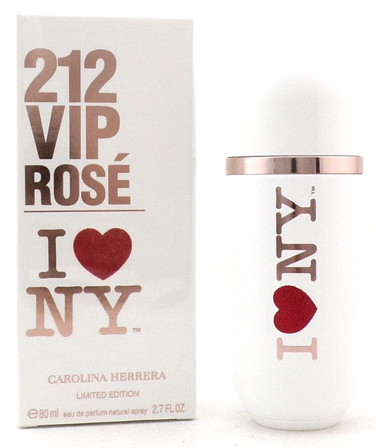 212 VIP Rose I LOVE NY by Carolina Herrera 2.7 oz Eau de Parfum Spray Women. New