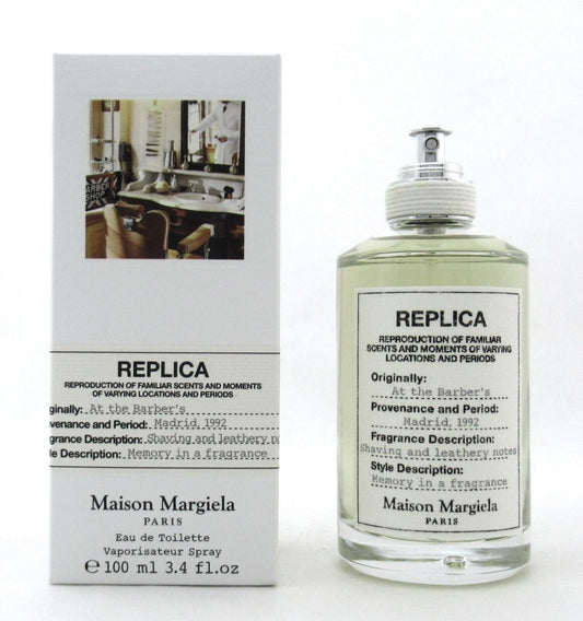 Replica At the Barber's by Maison Margiela 3.4 oz. EDT for Men New No Cellophane