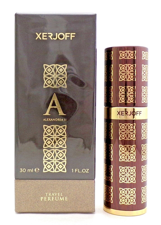 XERJOFF ALEXANDRIA II 1.0 oz./ 30 ml. Parfum Travel Spray. New Sealed Box