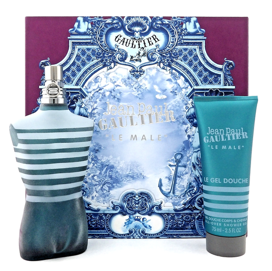 Jean Paul Gaultier Le Male 4.2 oz EDT Spray + 2.5 oz Shower Gel. Men's Set New