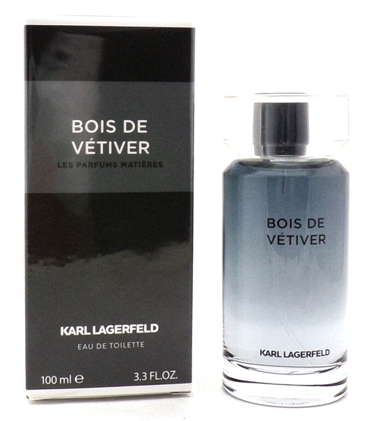 Bois de Vetiver by Karl Lagerfeld 3.3 oz. EDT Spray for Men. New Sealed Box