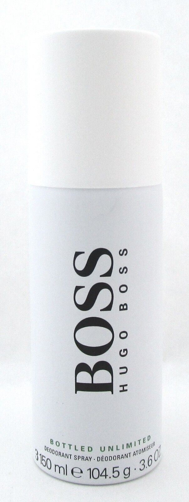 Boss Bottled Unlimited by Hugo Boss 3.6 oz. Deodorant Spray for Men. New in Can