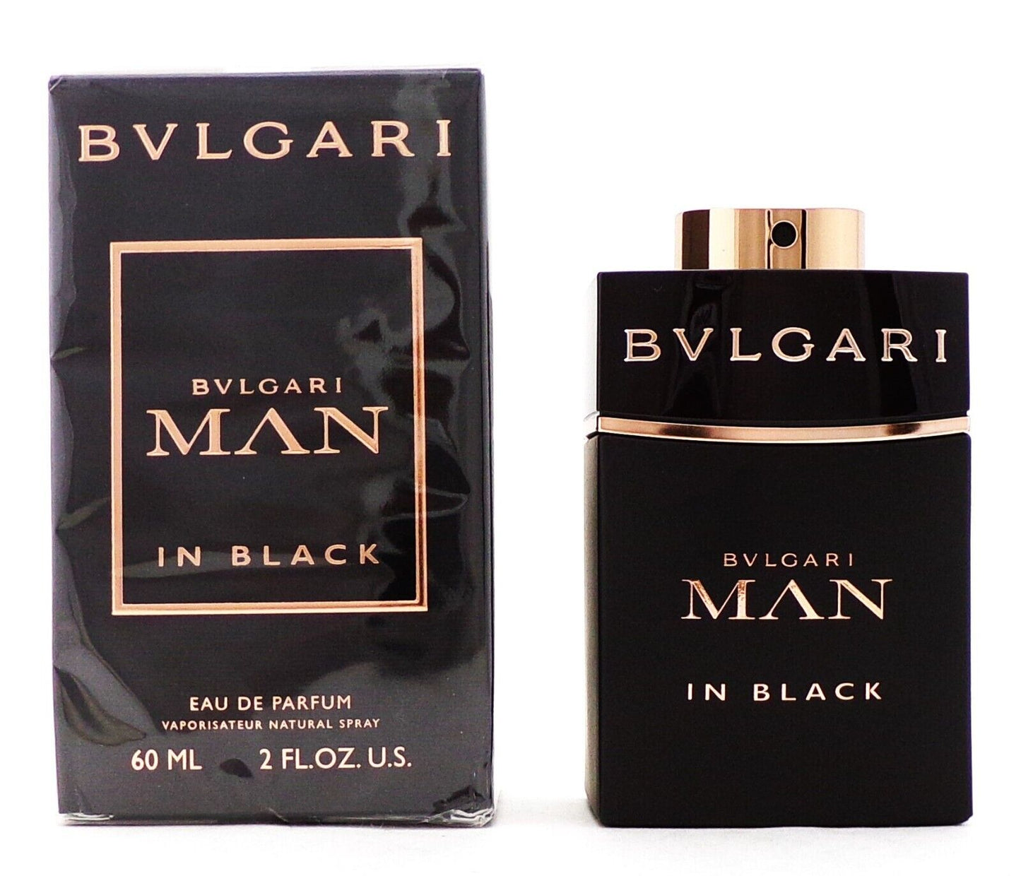 Bvlgari Man In Black 2.0 oz./60 ml. Eau De Parfum Spray for Men New Damaged Box