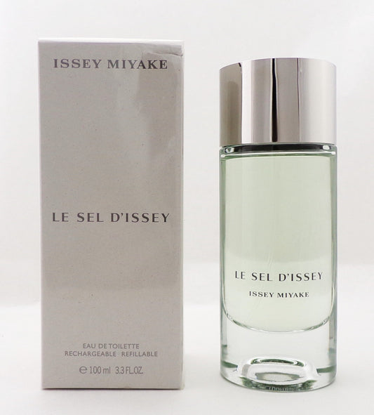 Issey Miyake Le Sel D'issey 3.3 oz EDT Refillable Spray for Men. New Damaged Box