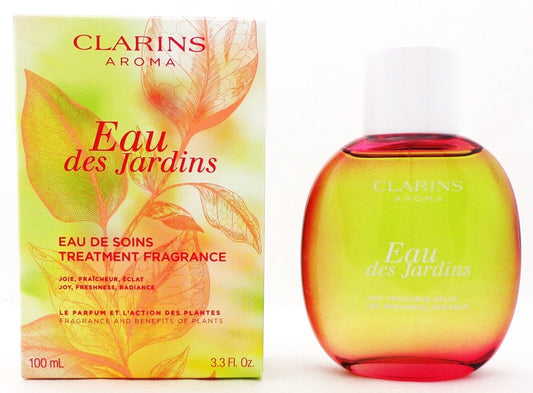 Clarins Eau des Jardins 3.3 oz/ 100 ml. Treatment Fragrance New Damaged Box
