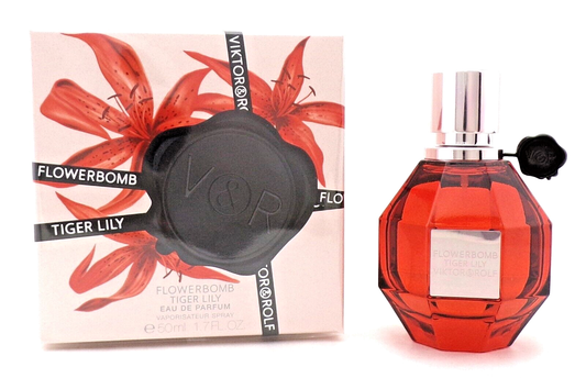 Viktor & Rolf Flowerbomb Tiger Lily 1.7oz Eau de Parfum Spray for Women. New Box