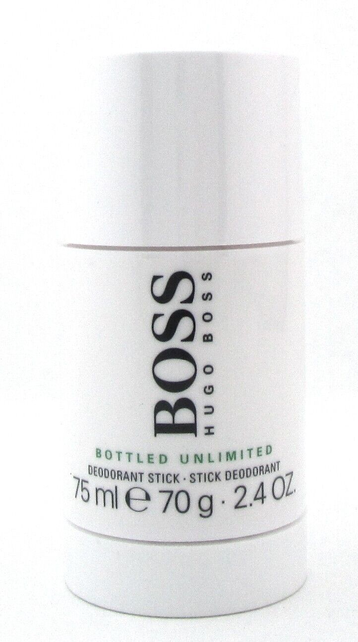 Boss Bottled Unlimited by Hugo Boss 2.4 oz. Deodorant Stick for Men. New. Sealed