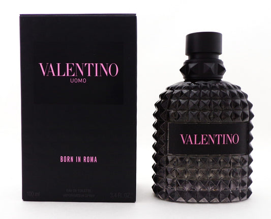 Valentino Uomo BORN IN ROMA 3.4 oz. EDT Spray for Men New NO CELLOPHANE