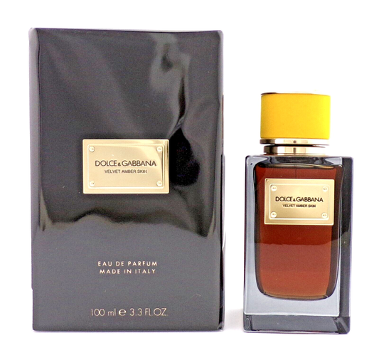 Dolce & Gabbana Velvet Amber Skin 3.3 oz. Eau de Parfum Spray. New Sealed Box