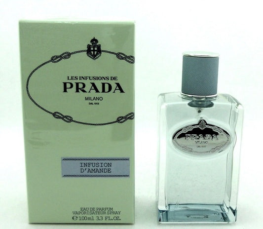 Prada Infusion D'Amande EDP Spray for Unisex 3.3 oz. New in Sealed Box