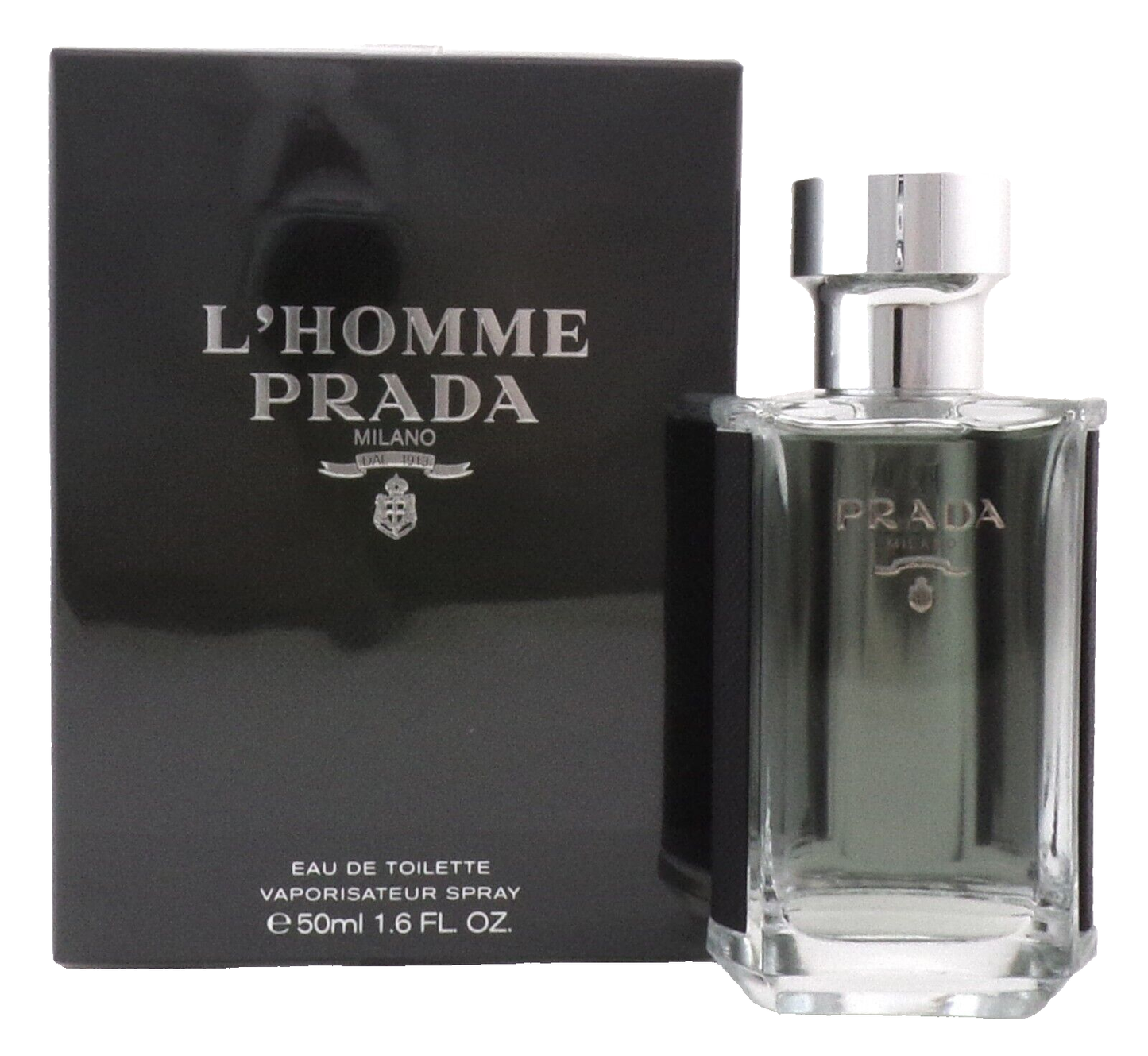 PRADA L'Homme Cologne 1.6 oz./ 50 ml. Eau de Toilette Spray for Men. New in Box