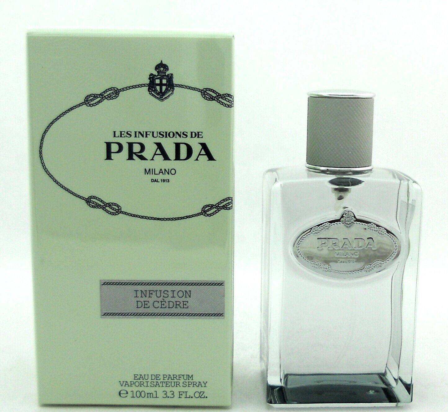 Prada Infusion De Cedre EDP Spray for Unisex 3.3 oz. New in Sealed Box