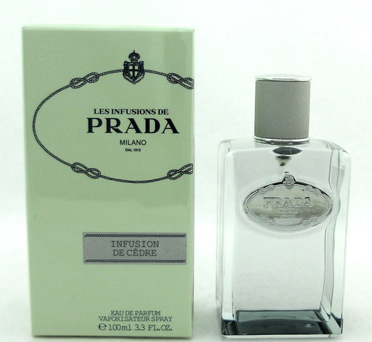 Prada Infusion De Cedre EDP Spray for Unisex 3.3 oz. New in Sealed Box
