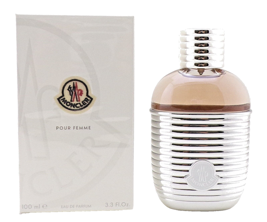 Moncler Pour Femme 3.3 oz./ 100 ml. Eau de Parfum Spray for Women New Sealed Box