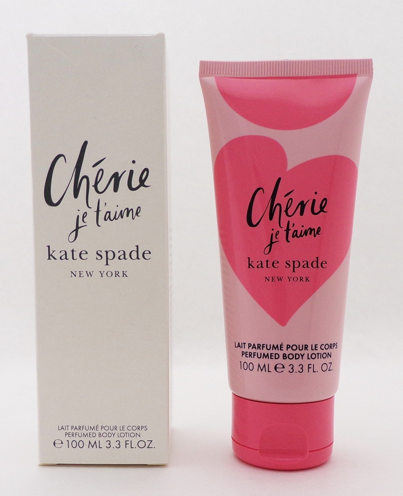 KATE SPADE Cherie Je T'aime 3.3 oz. Perfumed Body Lotion for Women. Brand New