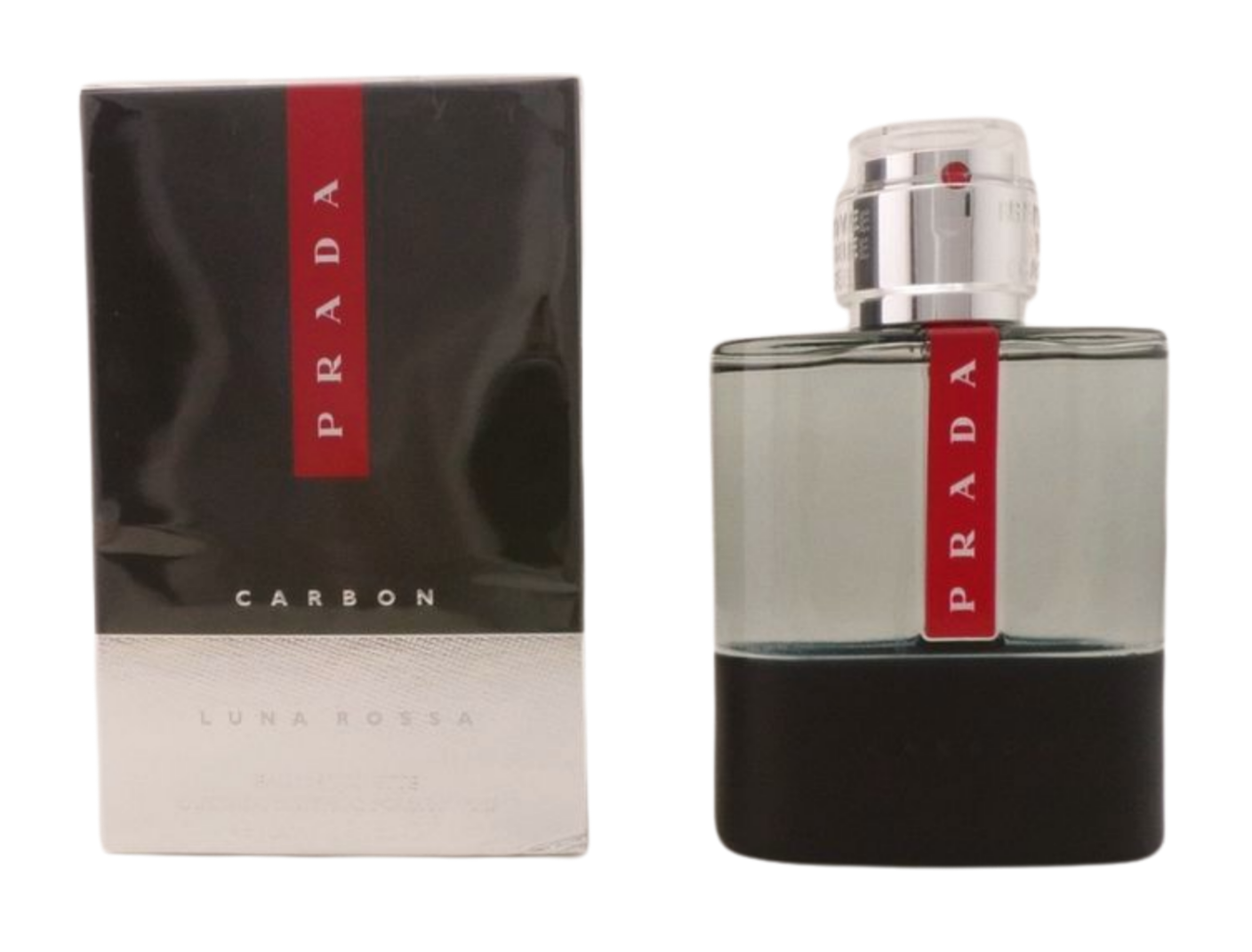 Prada Luna Rossa CARBON 3.3 oz. Eau de Toilette Spray for Men New Damaged Box