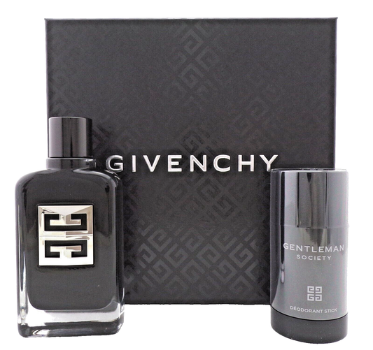 Givenchy Gentleman Society 3.3 oz EDP Spray + 2.6 oz Deo Stick. New Men's SET