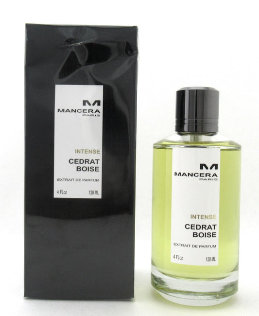 INTENSE CEDRAT BOISE by Mancera 4.0 oz Extrait de Parfum Spray Men Damaged Box