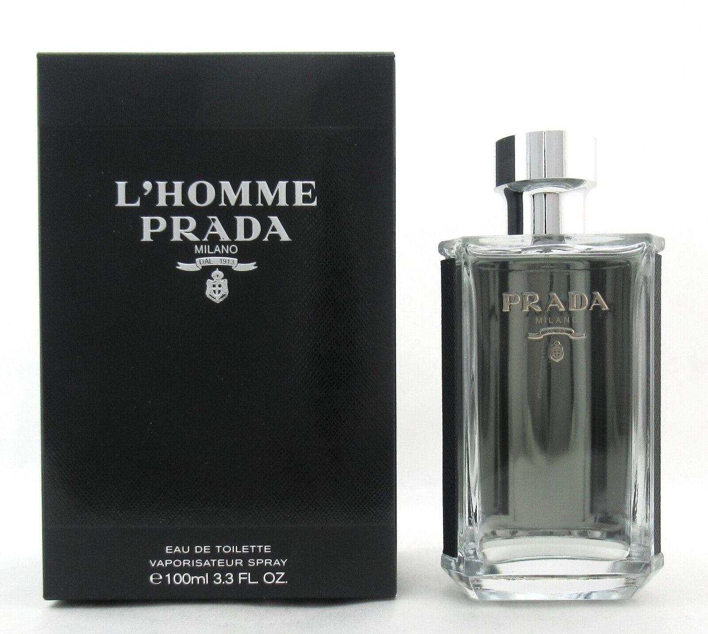 PRADA L'Homme 3.3 oz. Eau de Toilette Spray for Men New NO CELLOPHANE