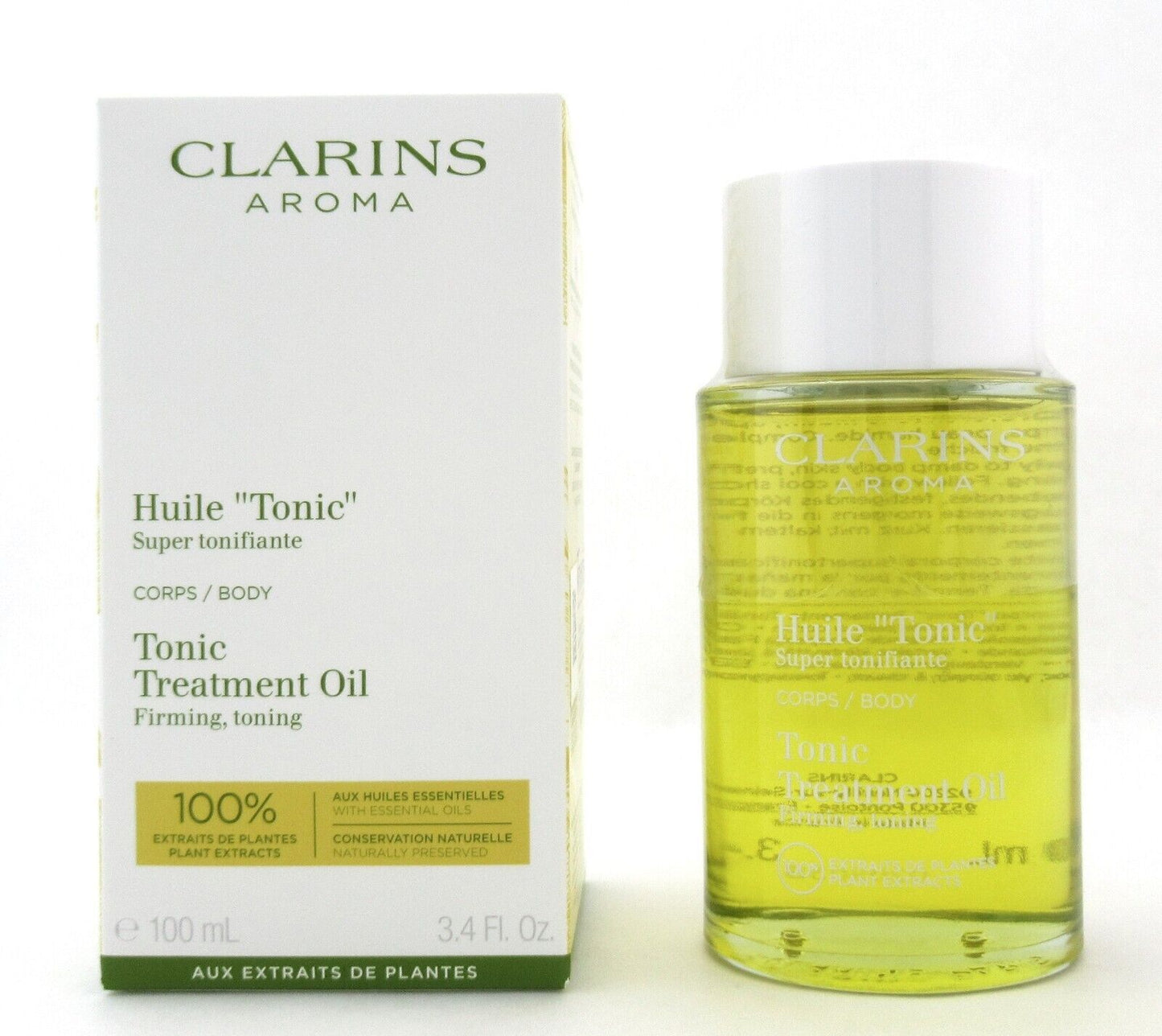 Clarins Aroma Tonic Body Treatment Oil 100 ml./3.4 oz. New Packaging