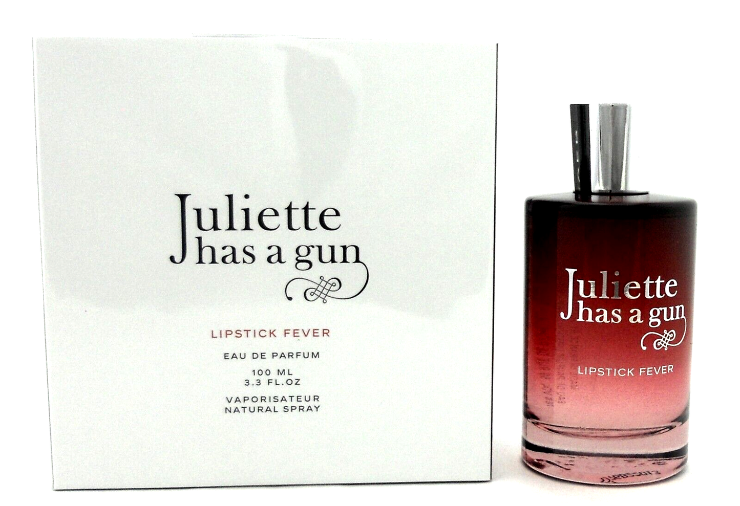 Lipstick Fever by Juliette has a gun 3.3 oz EDP Spray for Women in Sealed Box