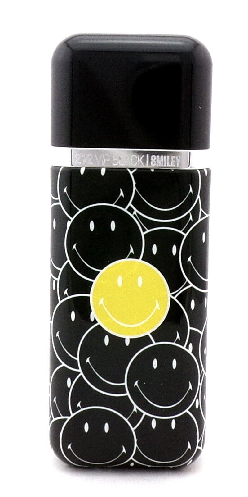 212 VIP BLACK SMILEY by Carolina Herrera 3.4 oz. EDP Spray for Men. New. NO Box
