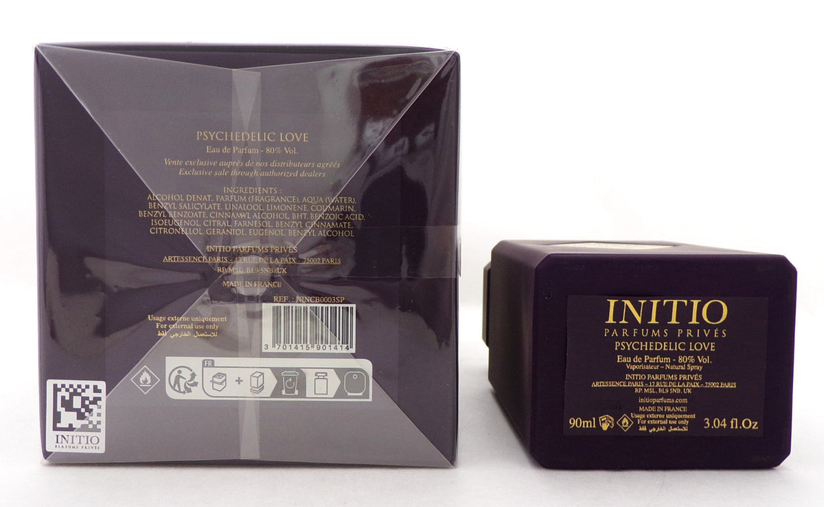 Initio PSYCHEDELIC LOVE 3.04 oz/90 ml Eau de Parfum Spray Unisex. New Sealed Box