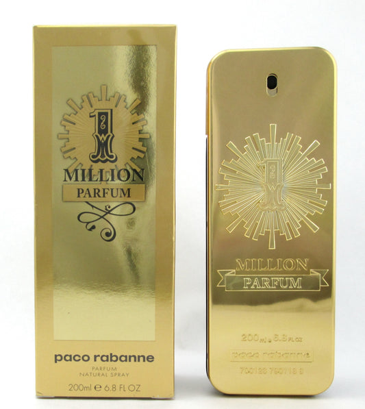 1 Million by Paco Rabanne 6.8 oz. PARFUM Spray for Men New Damaged Box