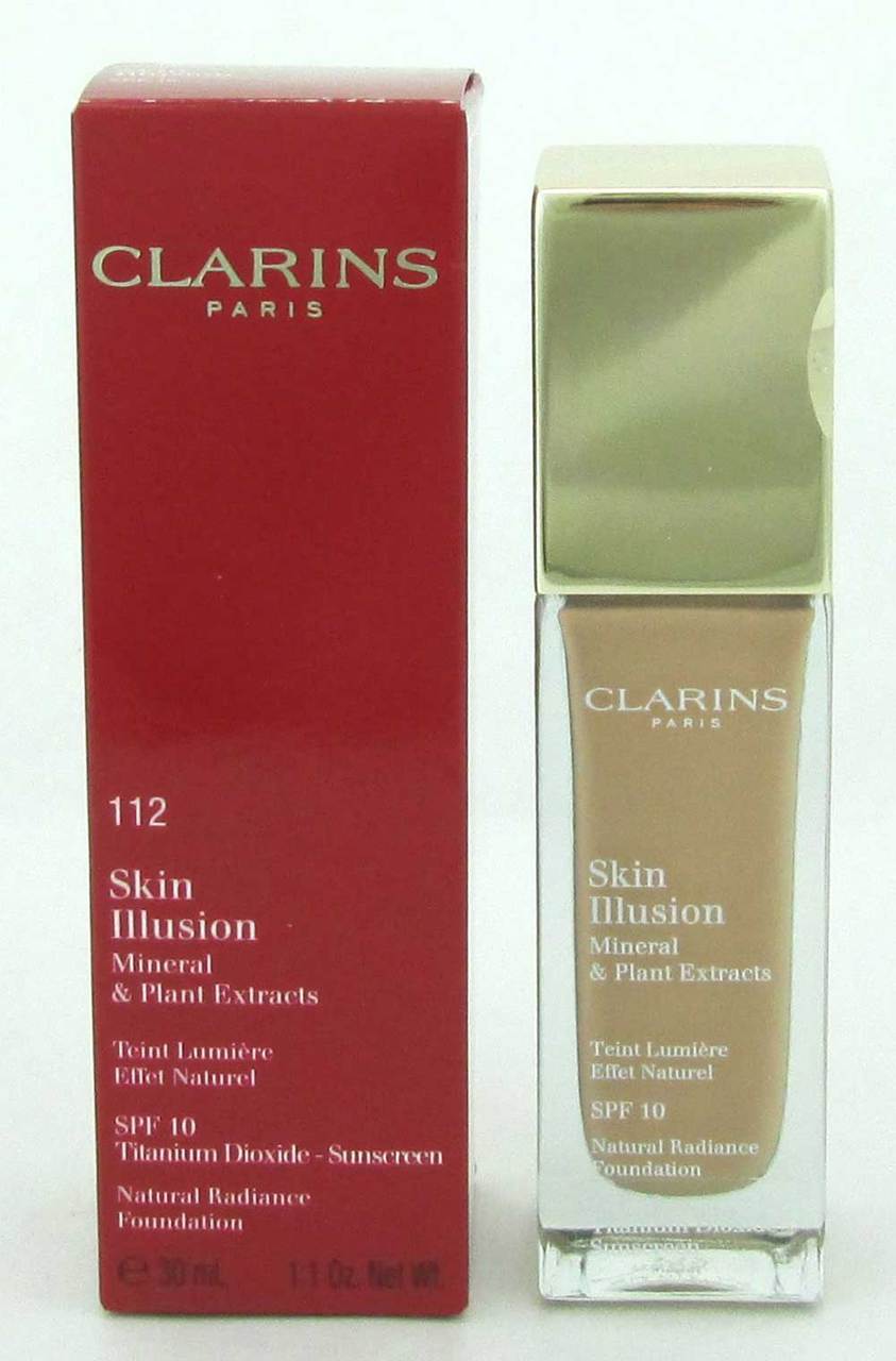 Clarins Skin Illusion Natural Radiance Foundation 112 Amber 30 ml