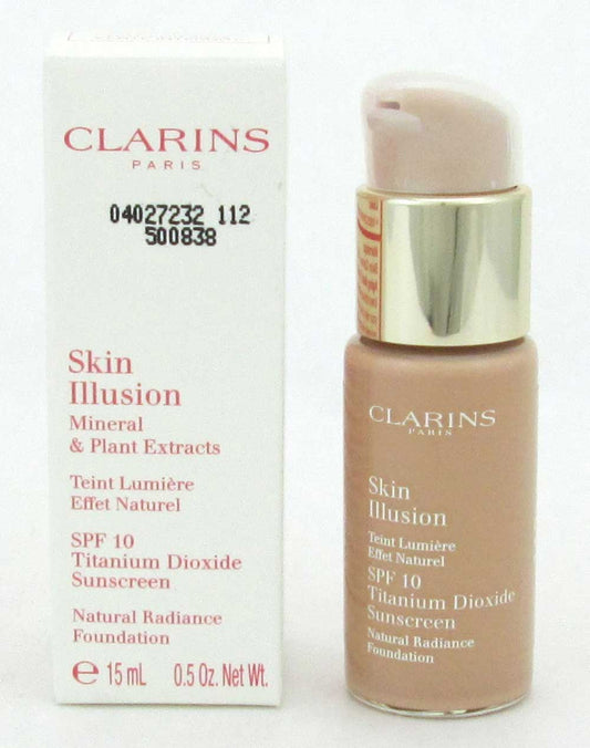 Clarins Skin Illusion SPF10 N/R. Foundation 112 Amber 15 ml *Tester
