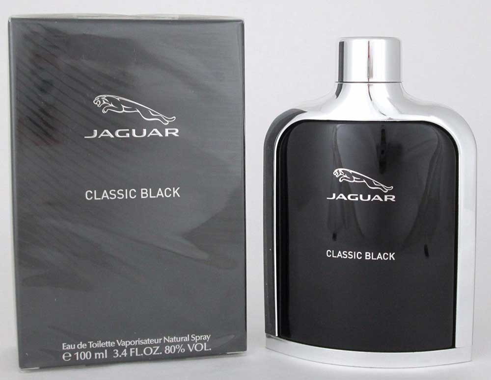 Jaguar Classic Black by Jaguar 3.4 oz Eau De Toilette Spray for Men NIB