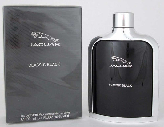 Jaguar Classic Black by Jaguar 3.4 oz Eau De Toilette Spray for Men NIB