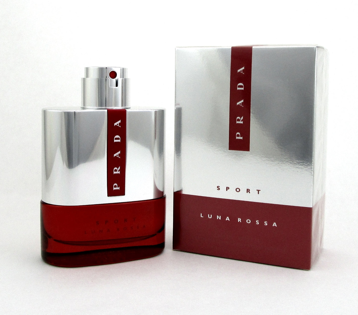Prada Luna Rossa SPORT 3.3 oz. Eau de Toilette Spray for Men. New. Damaged Box.
