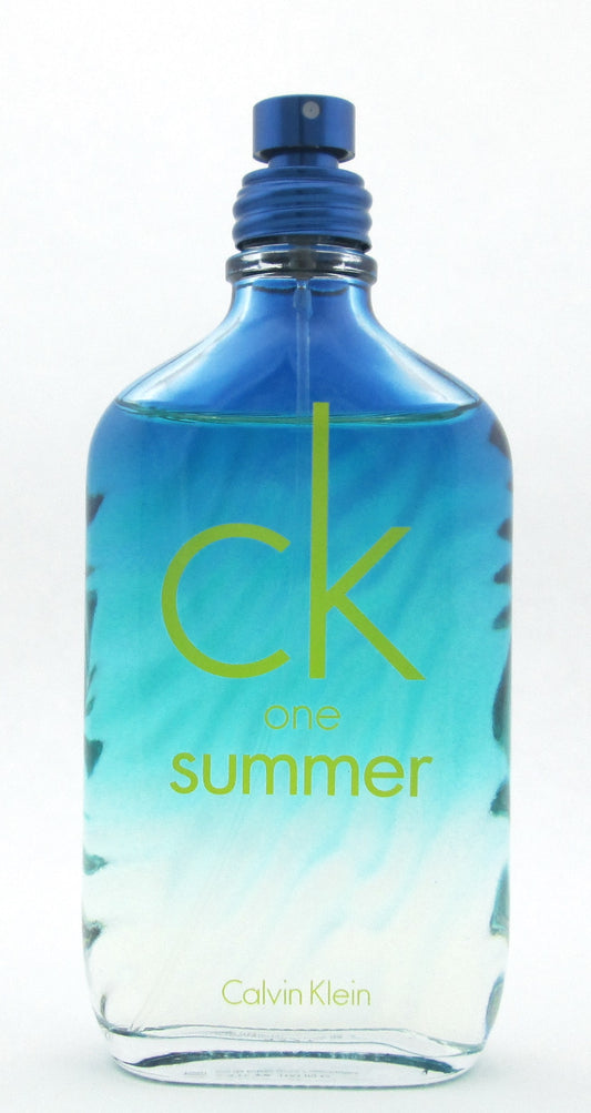 CK One Summer EDT Spray 2015 Edition 3.4 oz. Tester LOWFILL Bottle NO BOX