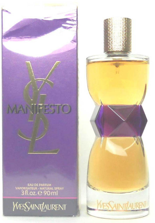 Manifesto by Yves Saint Laurent EDP Spray 3.0 oz./ 90 ml.Damaged Box