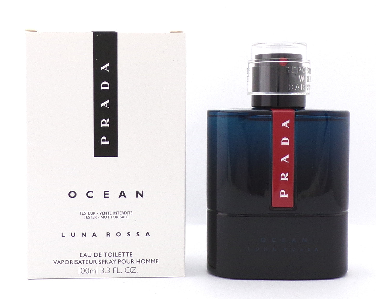 Prada Luna Rossa OCEAN Eau de Toilette Spray for Men 100 ml./ 3.3 oz. New Tester