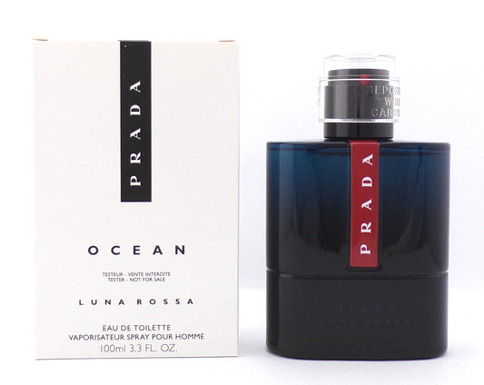 Prada Luna Rossa OCEAN Eau de Toilette Spray for Men 100 ml./ 3.3 oz. New Tester