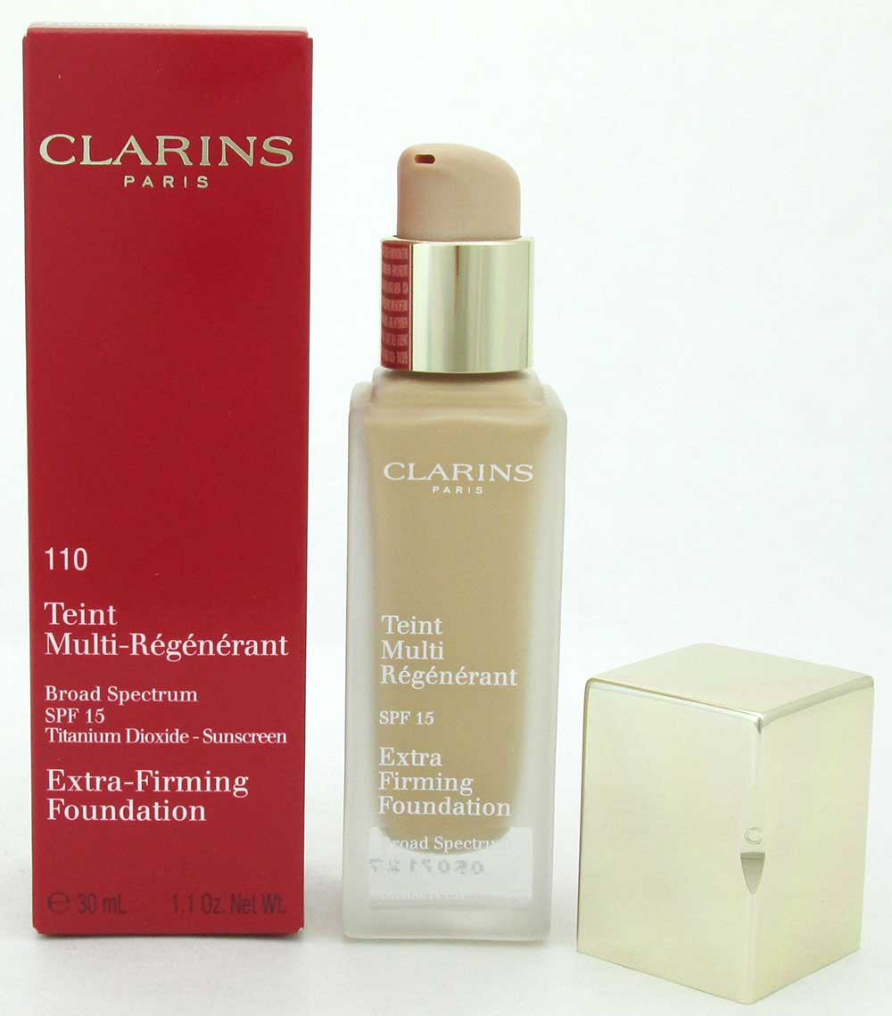 Clarins Extra Firming Foundation SPF 15 - 110 Honey 1.1 oz/30 ml NIB