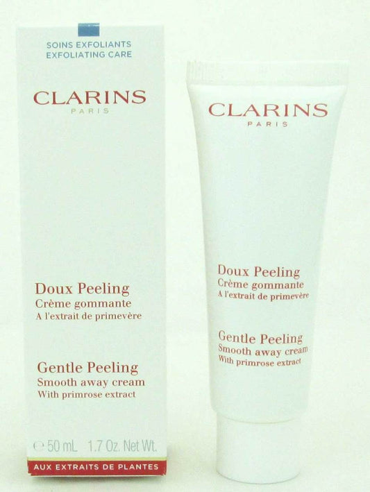 Clarins Gentle Peeling Smooth Away Cream w/Primrose Extract 1.7 ozNIB