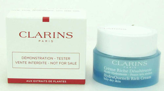 Clarins HydraQuench Rich Cream Very Dry Skin 1.6 oz./ 50 ml. *Tester