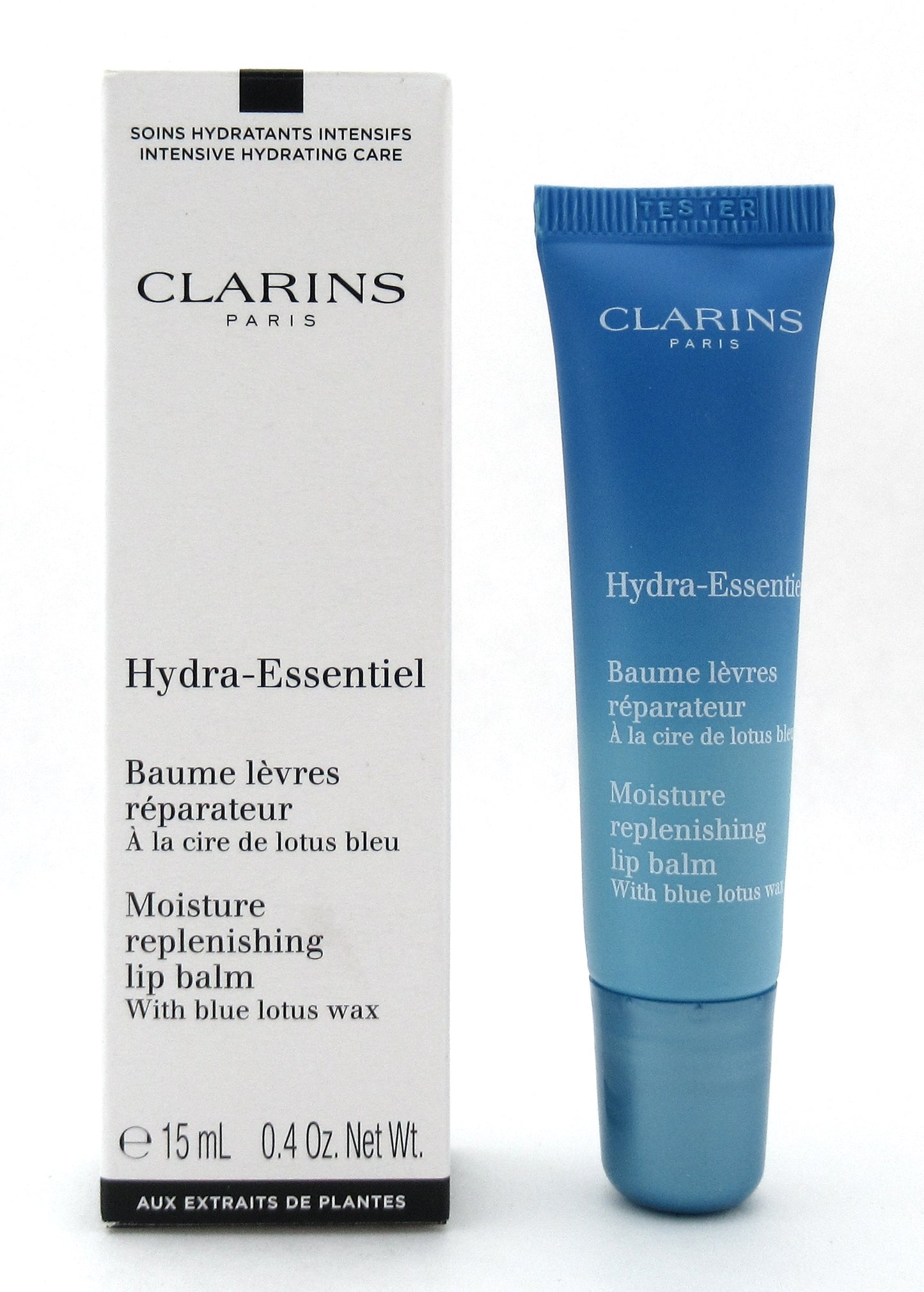 Clarins Hydra-Essentiel Moisture Replenishing Lip Balm 15 ml./ 0.4 oz. New Tester