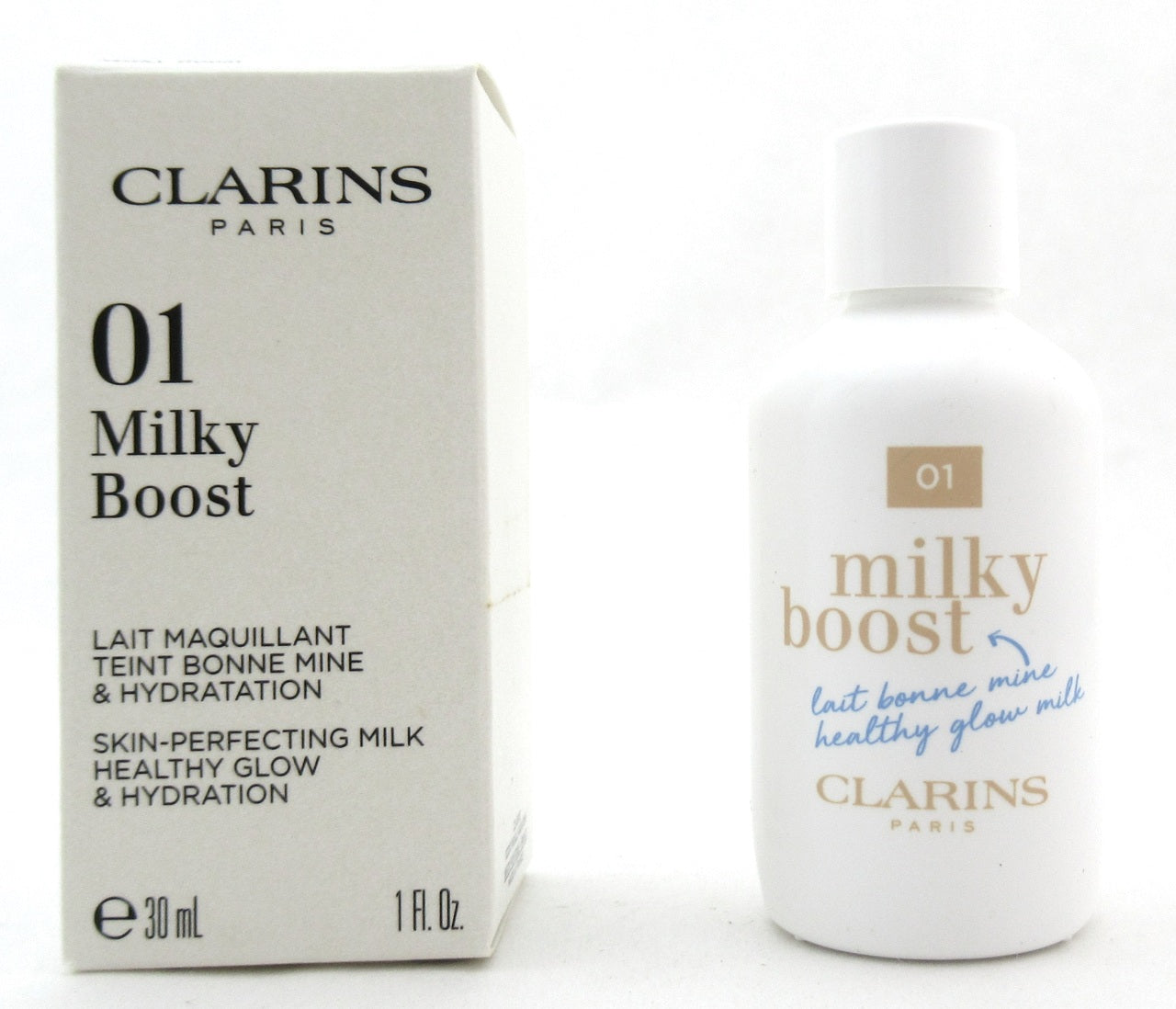 Clarins Milky Boost Healthy Glow 01 MILKY CREAM 30 ml./ 1 oz. New Tester