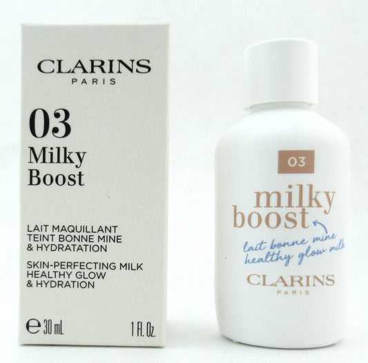 Clarins Milky Boost Healthy Glow 03 MILKY CASHEW 30 ml./ 1 oz. New Tester