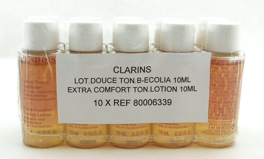 Clarins Extra Comfort Toning Lotion Dry Sensitized Skin Travel Size 10ml x10