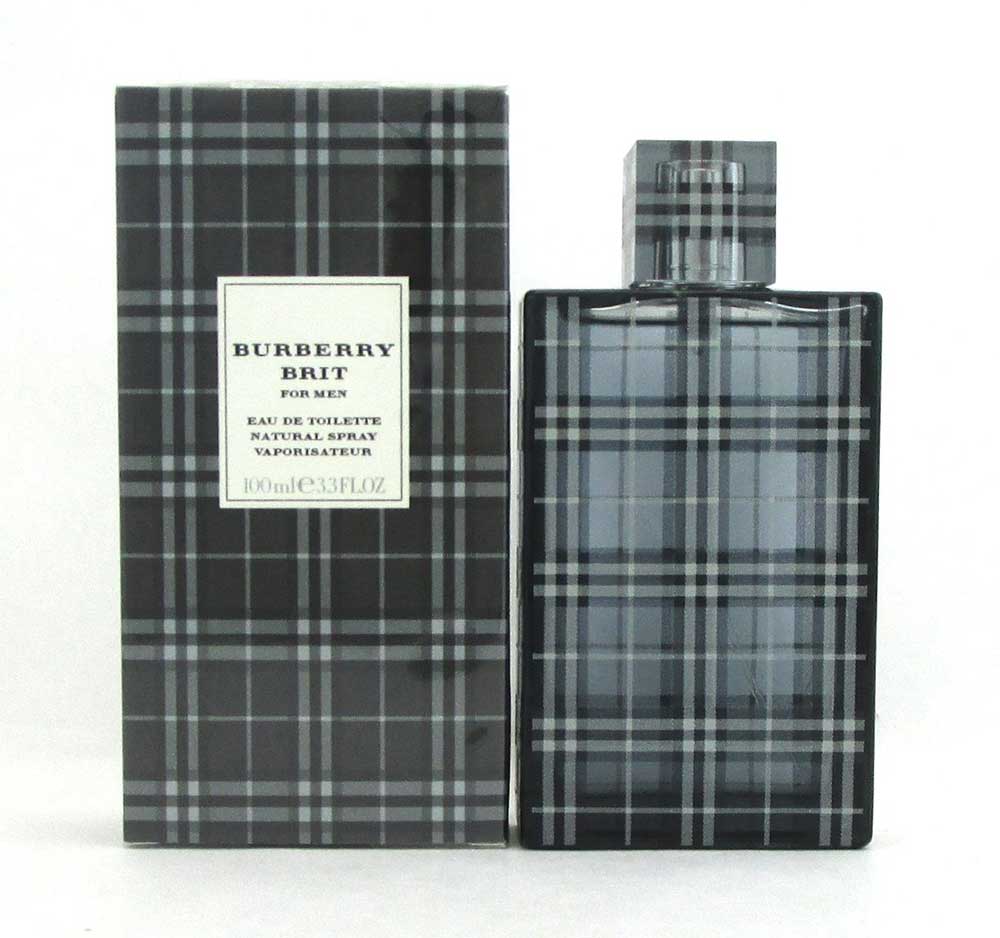 Burberry Brit for Men Eau de Toilette Spray 3.3 oz./ 100 ml. NIB